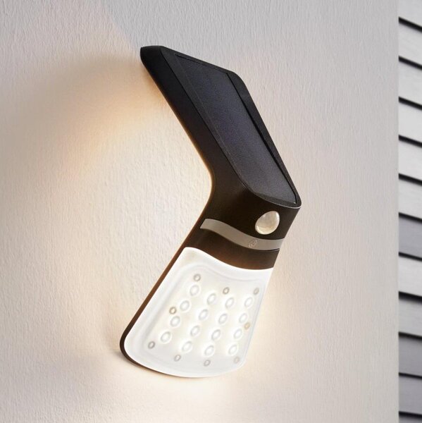 Eglo 98758 - LED solárne svietidlo so senzorom LAMOZZO LED/2W/3,7V 1200 mAh IP44