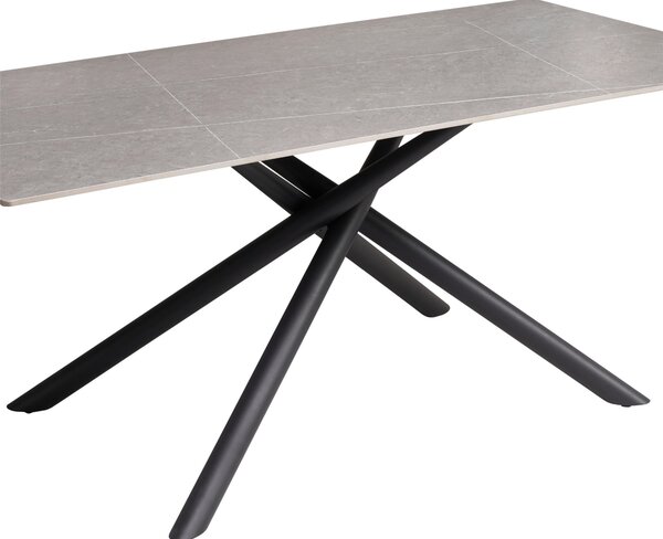 JEDÁLENSKÝ STÔL, sivá, 180/90/76 cm P & B - Stoly, Online Only