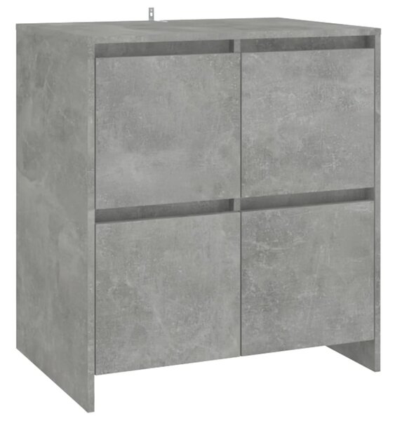 Komoda betónová sivá 70x41x75 cm drevotrieska