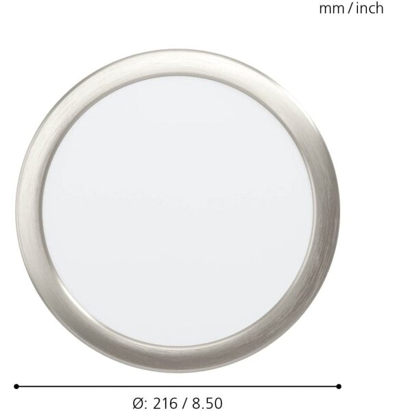 Eglo 98844 - LED stmievateľné kúpeľňové svietidlo FUEVA-Z LED/16,5W/230V IP44