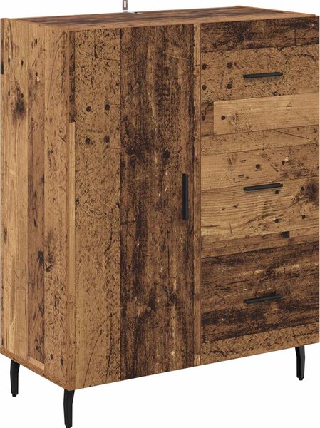 Servírovacia skriňa so zásuvkou Staré drevo 69,5 x 34 x 90 cm