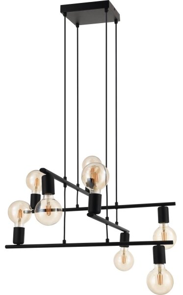 Eglo 98909 - Luster na lanku MEZZANA 8xE27/40W/230V