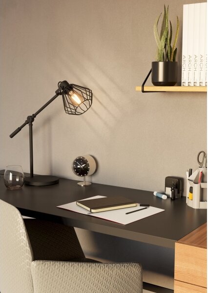 Eglo 99019 - Stolná lampa TABILLANO 1 1xE27/40W/230V