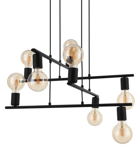 Eglo 98909 - Luster na lanku MEZZANA 8xE27/40W/230V