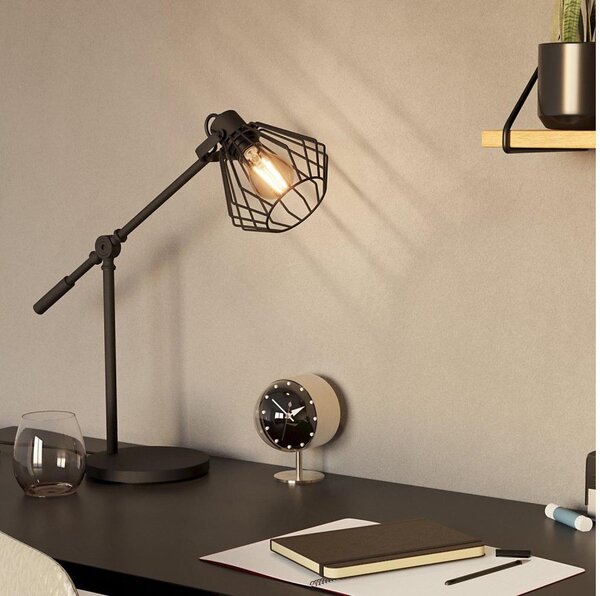 Eglo 99019 - Stolná lampa TABILLANO 1 1xE27/40W/230V