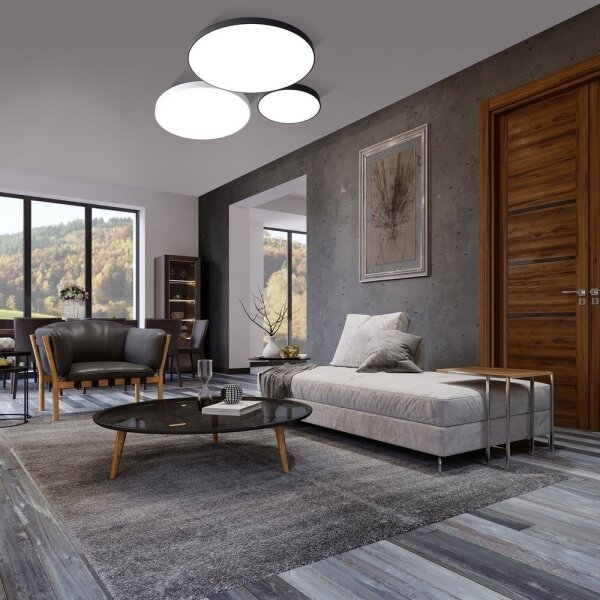 Eglo 98896 - LED Stmievateľné stropné svietidlo ZUBIETA-A LED/36W/230V + DO