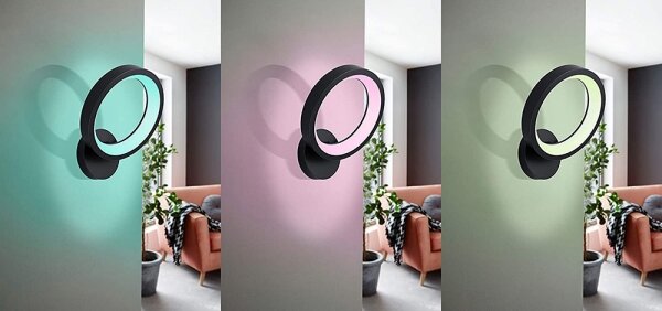 Eglo 99028 - LED RGB Stmievateľné nástenné svietidlo MARGHERA-C LED/16W/230V