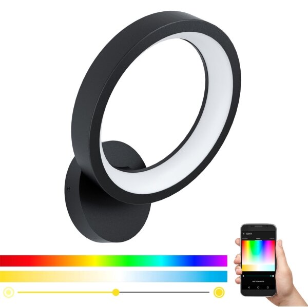 Eglo 99028 - LED RGB Stmievateľné nástenné svietidlo MARGHERA-C LED/16W/230V
