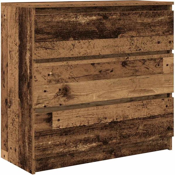 Komoda staré drevo 80x35x76 cm kompozitné drevo