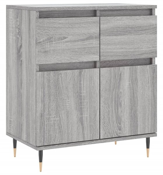 Komoda sivý dub sonoma 60x35x70 cm spracované drevo
