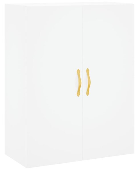 Nástenná skrinka biela 69,5x34x90 cm