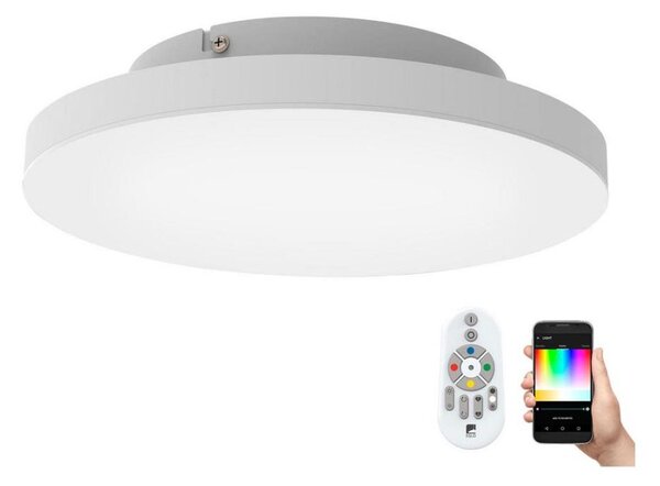 Eglo 99118 - LED RGB Stmievateľné stropné svietidlo TURCONA-C LED/15W/230V + DO