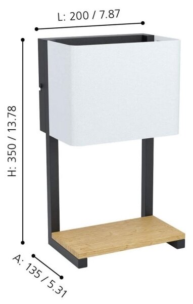 Eglo 99126 - LED Nástenné svietidlo GALDAKAO LED/5,4W/230V