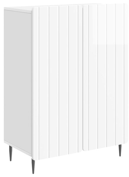 Servírovacia skriňa Biela s vysokým leskom 66 x 34,5 x 92 cm