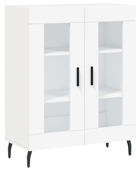 Komoda biela 69,5x34x90 cm kompozitné drevo