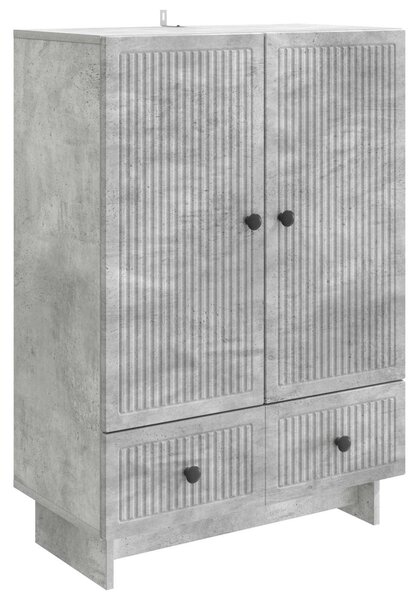 Servírovacia skriňa Betónovo Sivá 66 x 34,5 x 95 cm