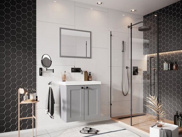 Kúpeľňový nábytok s umývadlom SYKE 5 - šedý