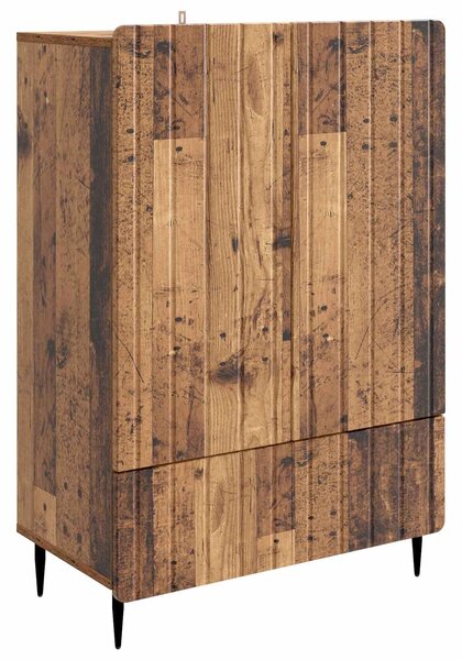 Servírovacia skriňa so zásuvkou Staré drevo 66 x 34,5 x 97 cm