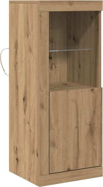 LED komoda Hnedá 41 x 37 x 100 cm Kompozitné drevo