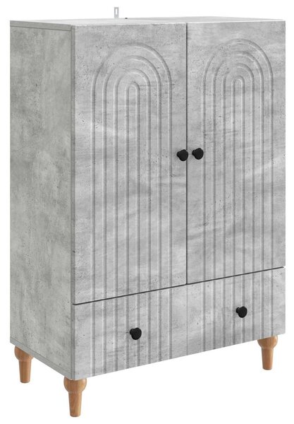Servírovacia skriňa so zásuvkou Betónovo sivá 66 x 34,5 x 95 cm