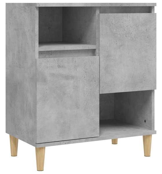 Komoda betónovo sivá 60x35x70 cm spracované drevo