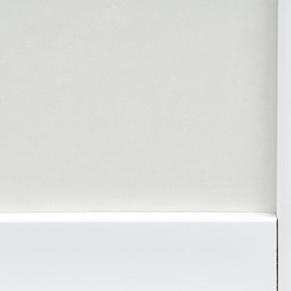 Detská postieľka biela MDF 60 x 120 cm nastaviteľná výška štandardná veľkosť minimalistický štýl detská izba