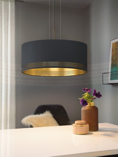 Eglo 99274 - Luster na lanku ESTEPERRA 3xE27/40W/230V