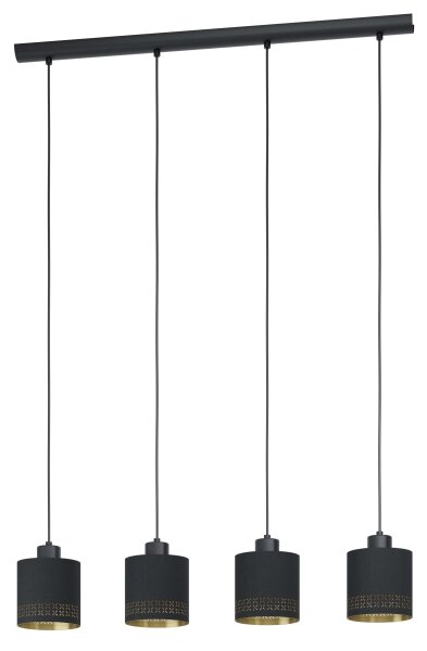 Eglo 99275 - Luster na lanku ESTEPERRA 4xE27/28W/230V