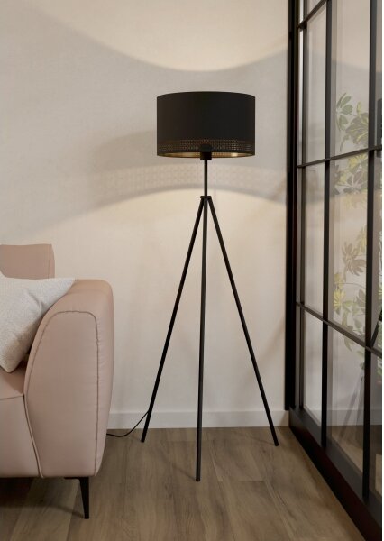 Eglo 99279 - Stojacia lampa ESTEPERRA 1xE27/40W/230V