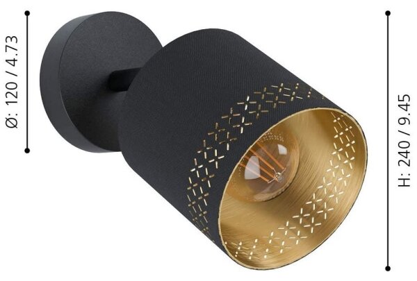 Eglo 99276 - Bodové svietidlo ESTEPERRA 1xE27/28W/230V