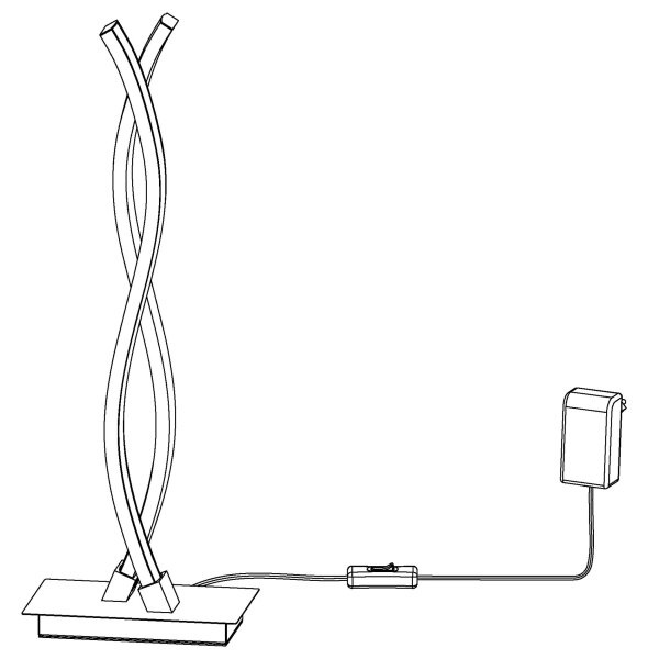 Eglo 99318 - LED Stolná lampa LASANA LED/10W/230V
