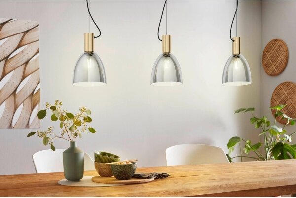 Eglo 99314 - Luster na lanku LEBALIO 3xE27/40W/230V