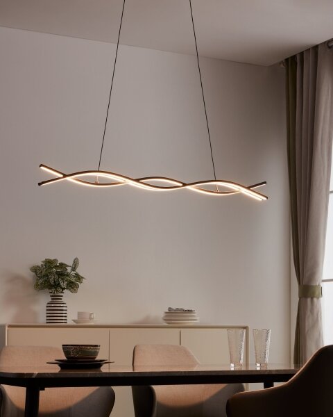 Eglo 99317 - LED Luster na lanku LASANA LED/36W/230V