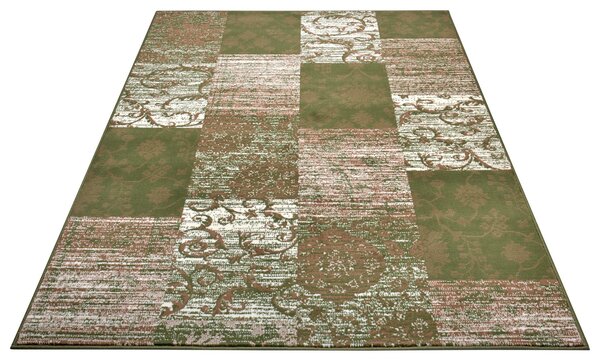 Hanse Home , Kusový koberec Gloria 105521 Green Creme, 120x170, zelená, chodba / predsieň