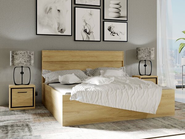 Spálňová zostava s posteľou 160x200 SUCRE 2 - orech hikora