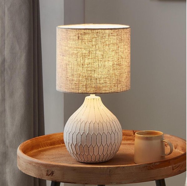 Eglo 99332 - Stolná lampa BELLARIVA 1xE27/40W/230V
