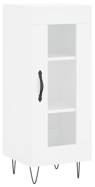 Komoda biela 34,5x34x90 cm spracované drevo