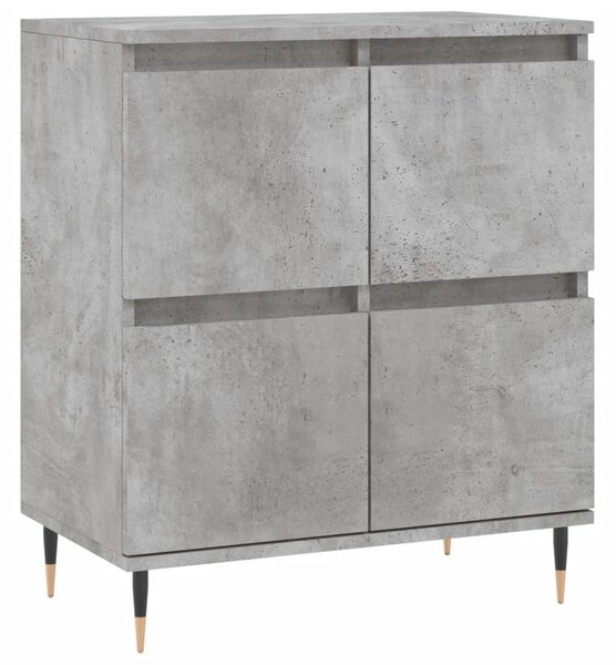 Komoda betónovo sivá 60x35x70 cm spracované drevo
