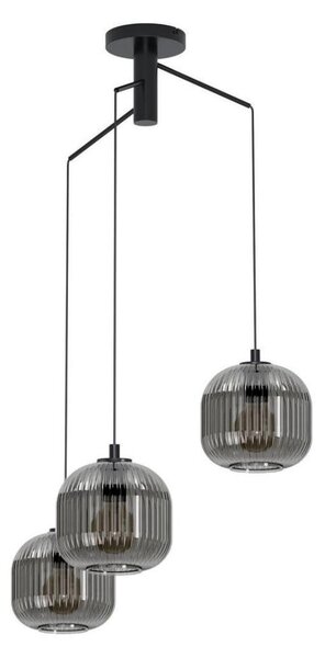 Eglo 99373 - Závesné svietidlo na lanku MANTUNALLE 3xE27/40W/230V
