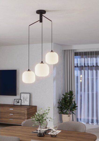 Eglo 99368 - Luster na lanku MANTUNALLE 3xE27/40W/230V