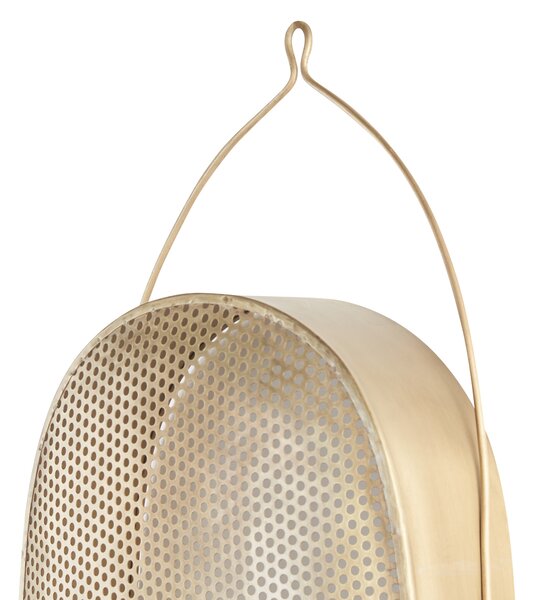 Nástenná lampa mosadzné železo kovové oválne tienidlo osvetlenie spálňa obývacia izba rustikálny dizajn
