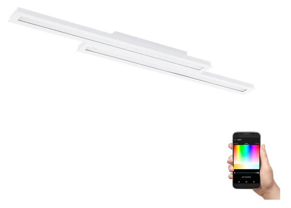 Eglo 99412 - LED RGB Stmievateľné stropné svietidlo SALITERAS-C 2xLED/10W/230V