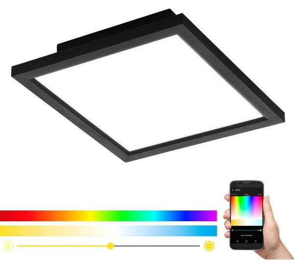 Eglo 99415 - stmievateľné RGB LED stropné svietidlo SALOBRENA-C LED/16W/230V + diaľkový ovládač
