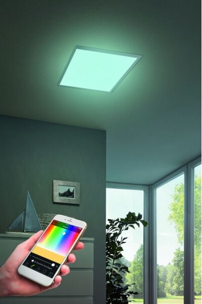 Eglo 99415 - stmievateľné RGB LED stropné svietidlo SALOBRENA-C LED/16W/230V + diaľkový ovládač