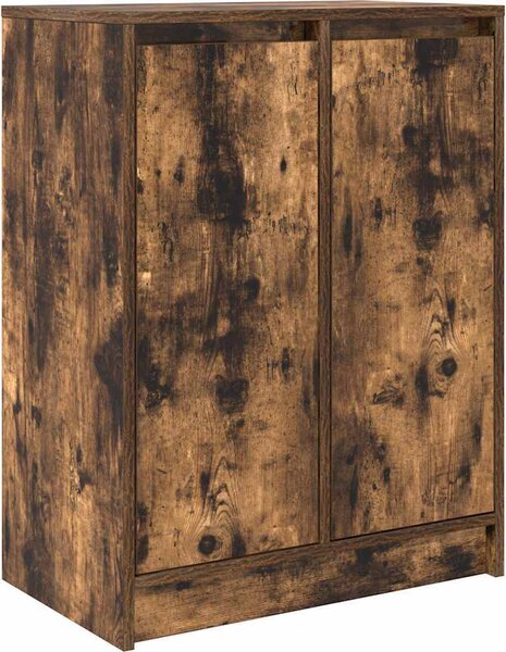 Komoda dymový dub 57x34x76 cm kompozitné drevo