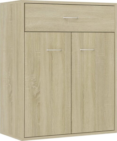 Komoda, dub sonoma 60x30x75 cm, kompozitné drevo