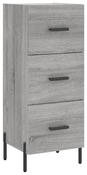 Komoda sivý dub sonoma 34,5x34x90 cm spracované drevo