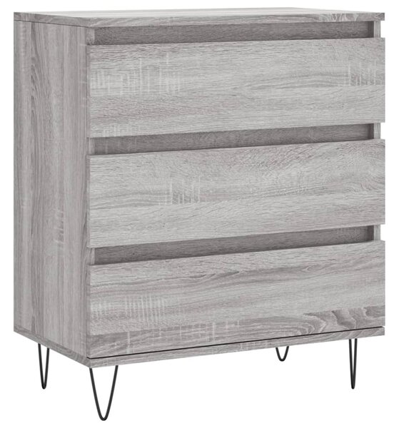 Komoda sivý dub sonoma 60x35x70 cm spracované drevo