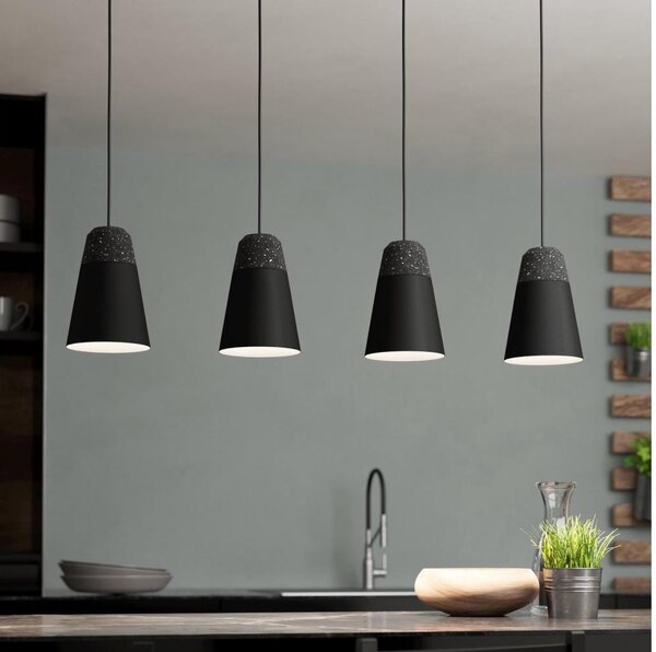 Eglo 99545 - Závesný luster CANTERRAS 4xE27/40W/230V