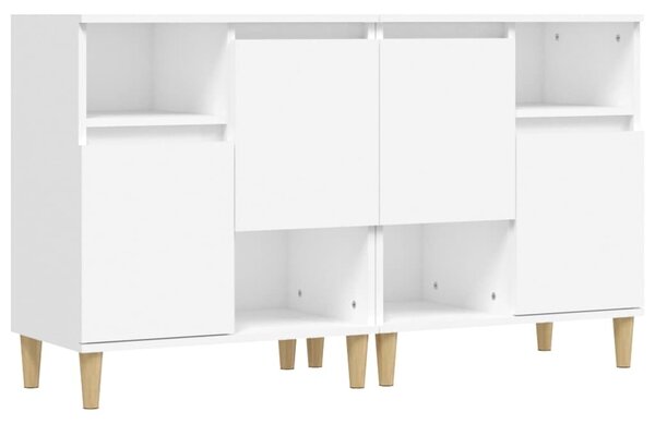 Komoda 2 ks biela 60x35x70 cm spracované drevo